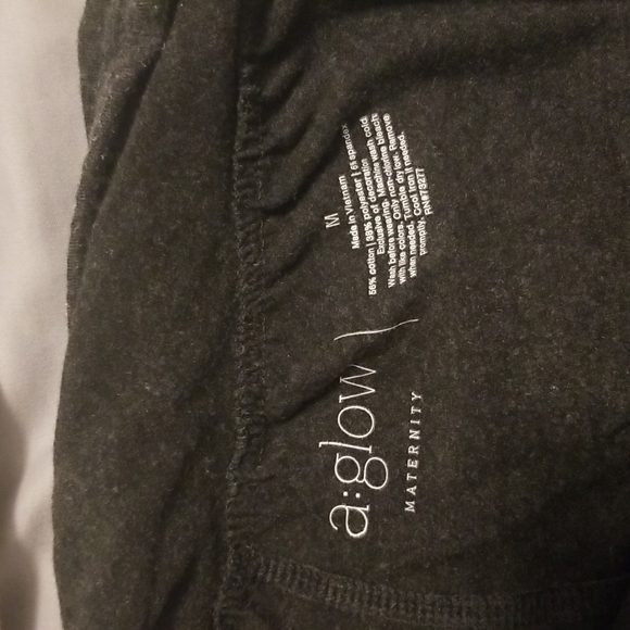 a:glow Maternity gray leggings size Medium - Picture 3 of 3